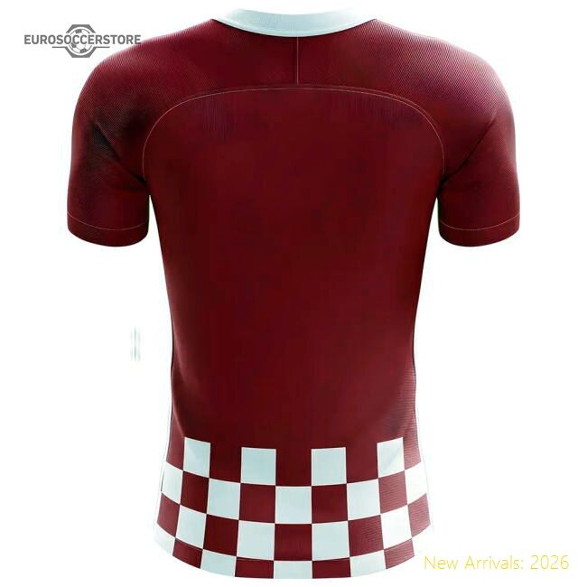 Premium Croatia 2025-2026 Official Regular Shirt Slim Comfort