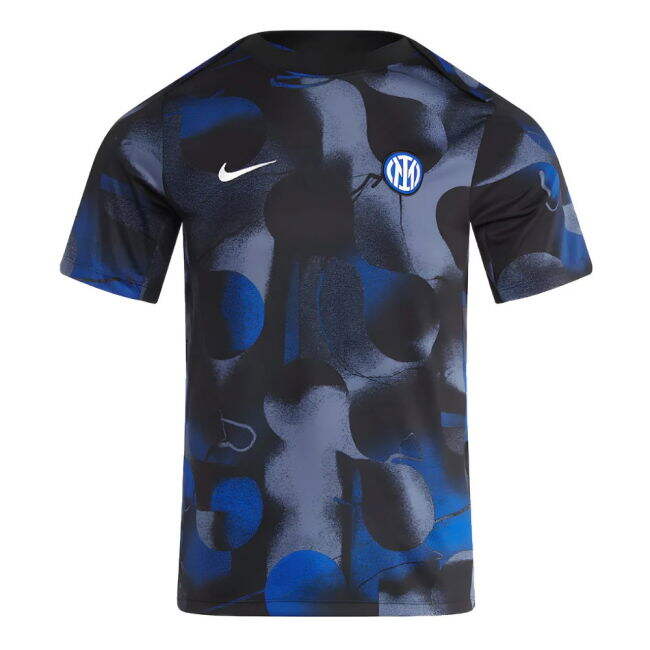 2024-2025 Inter Milan Dri-Fit Pre-Match Shirt (Black)