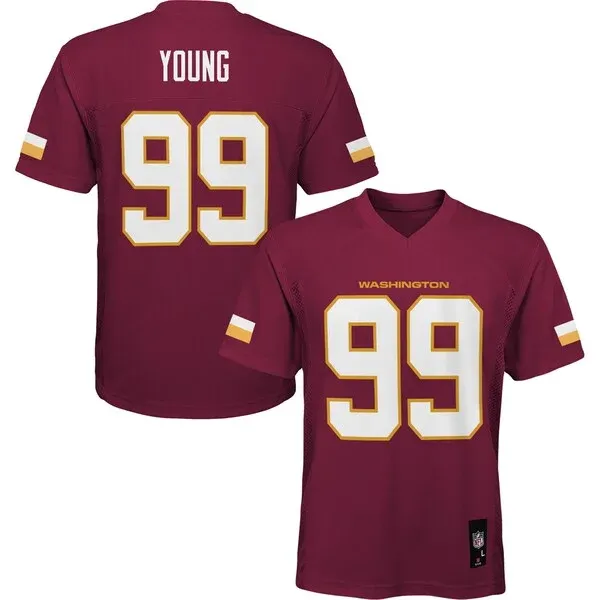 None Replica Football Jersey - Burgundy  | team apparel | NFL Football