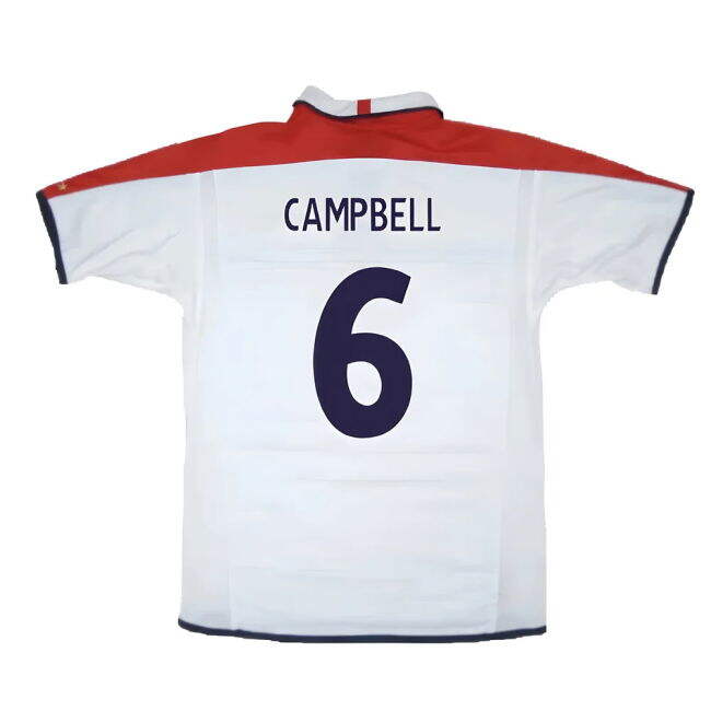 Exclusive Collector Quality England Home Collector Jersey (Campbell 6)