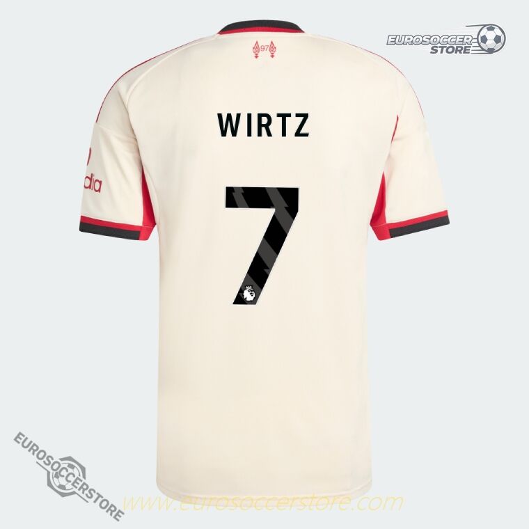 Away Jersey 7 for Liverpool WIRTZ during the 25-26 season