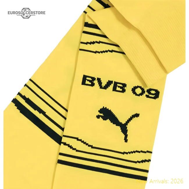 High-quality 2025-2026 Borussia Dortmund Home Athletic Socks (yellow)