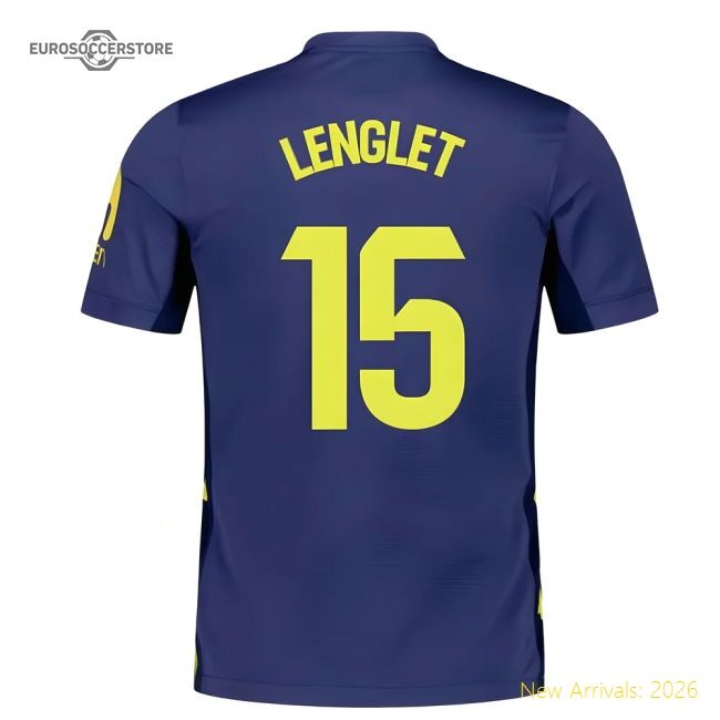 Supporter 2025-2026 Atletico Madrid Away Shirt (Lenglet 15)