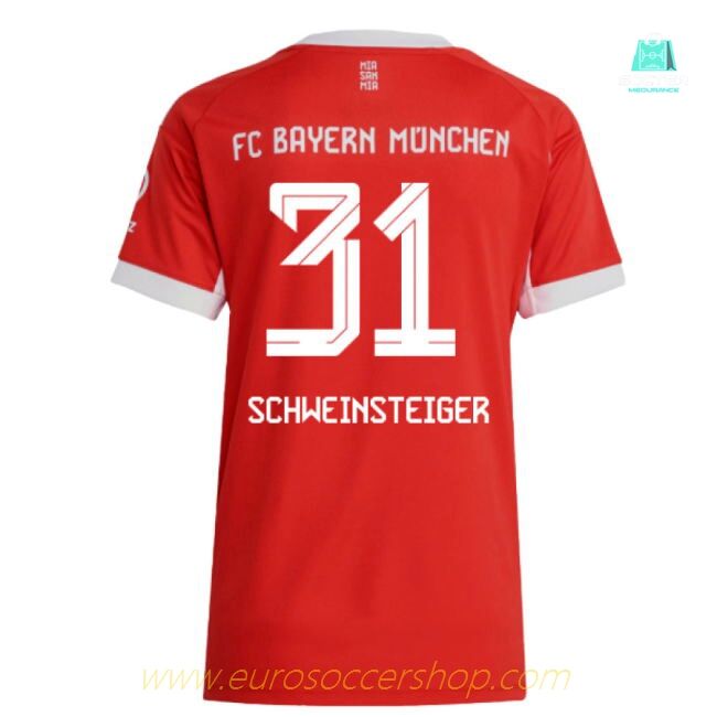 2025-2026 Bayern Munich Home Shirt (Womens) (Schweinsteiger 31)