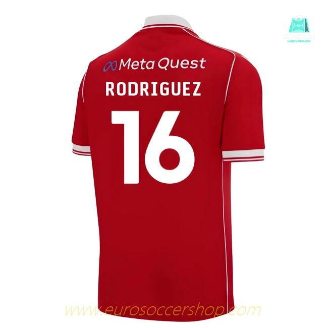 2025-2026 Wrexham Home Shirt (Kids) (Rodriguez 16)