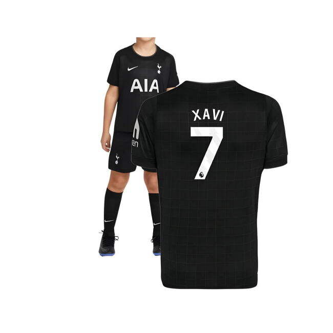 Spurs Tottenham Away Mini Kit Xavi #7 Pro Series Licensed 2024-202...