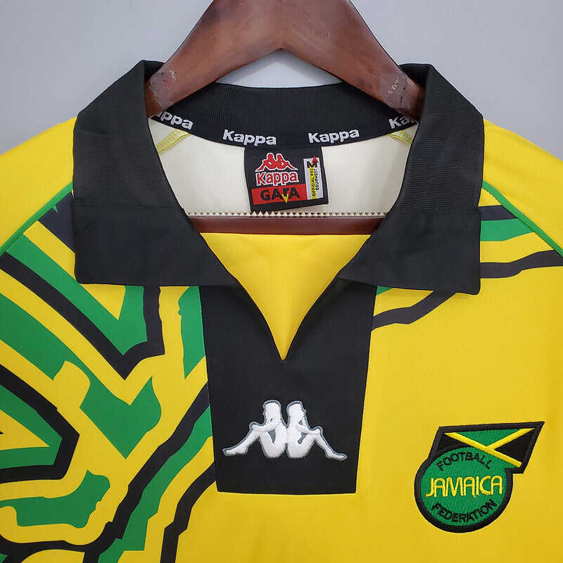 1998 Jamaica Away kit yellow