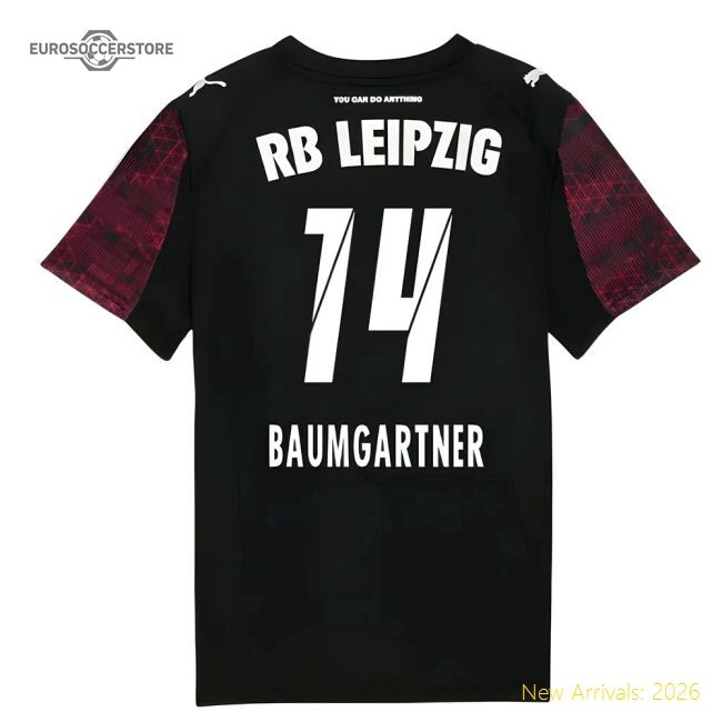 2025-2026 Red Bull Leipzig Third Shirt (kids) (baumgartner 14)