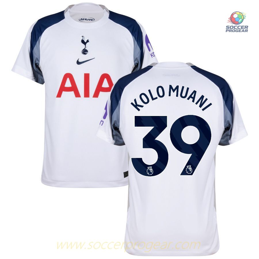 Tottenham Home Team Jersey 2025/26 Collection Kolo Muani