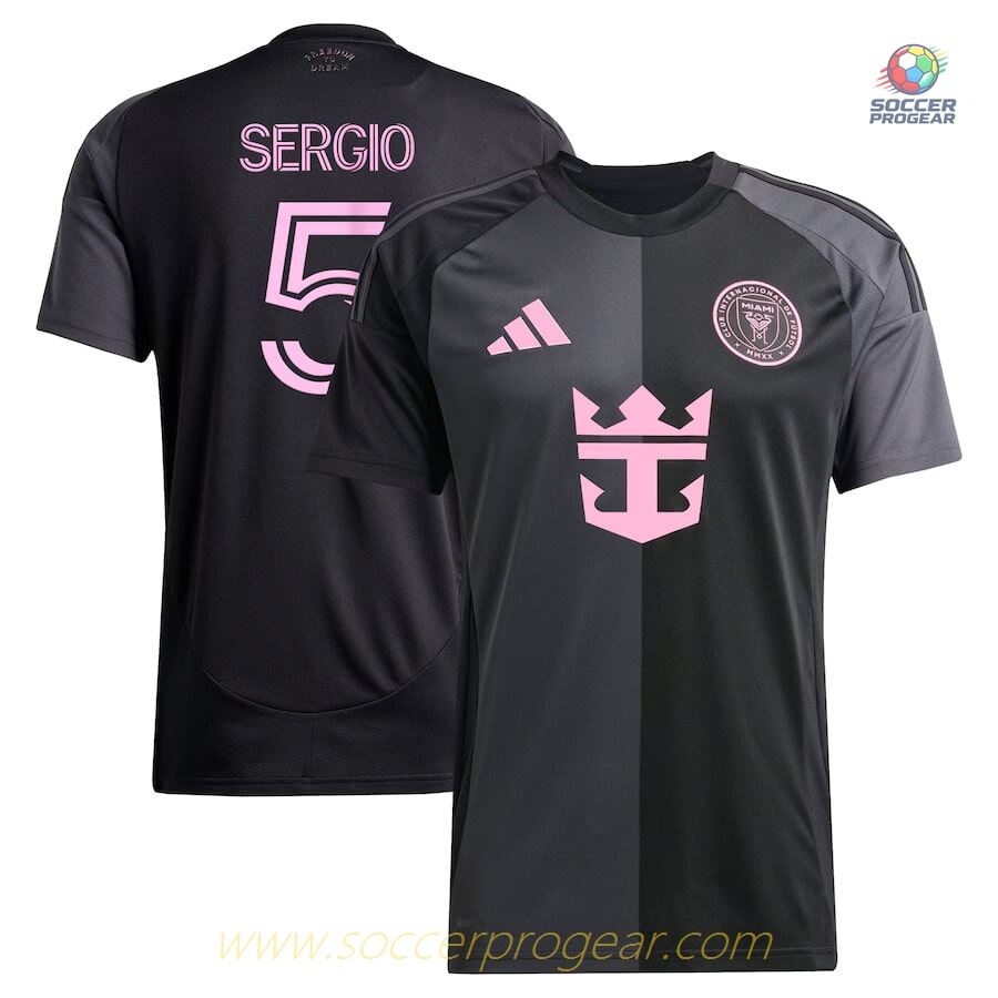 Inter Miami Away Football Jersey 2025 Sergio Busquets