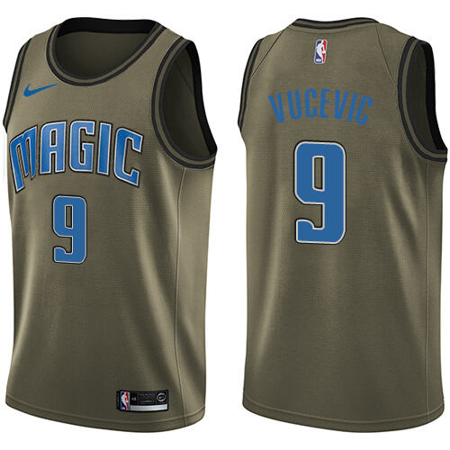 ORL #9 Nikola Vucevic Authentic 2024 Icon NBA Jersey - Green Swingman