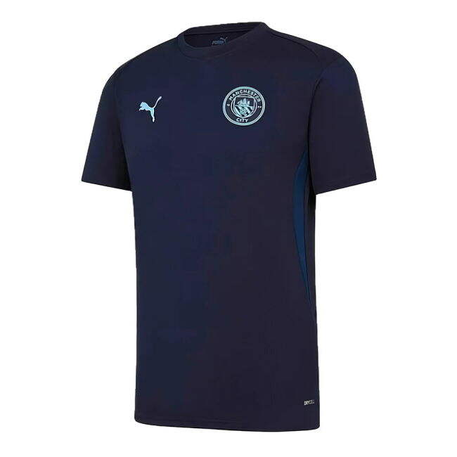 Kids 2024-2025 Man City Club Training Kit (Kelly 9)