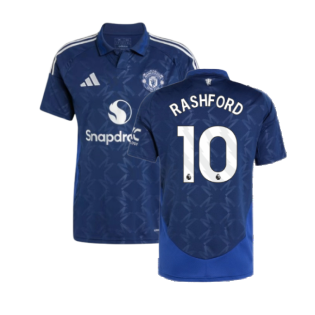 2024-20 Man Utd Away Soccer Jersey Rashford (10) M S