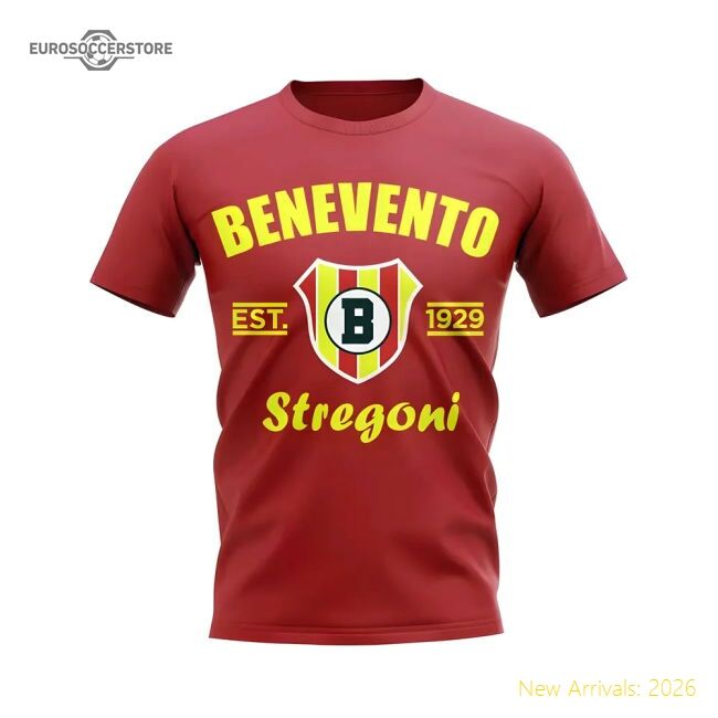 Supporter Benevento Calcio Established Football T-Shirt (Red)