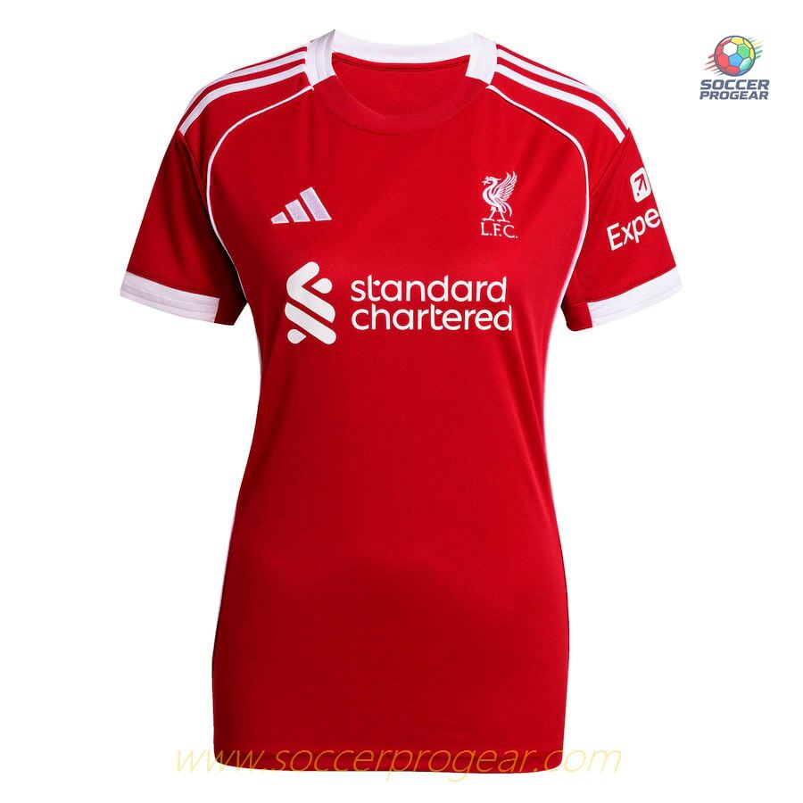 Liverpool Home Football Soccer Shirt 2025-2026 Season Women's Edition