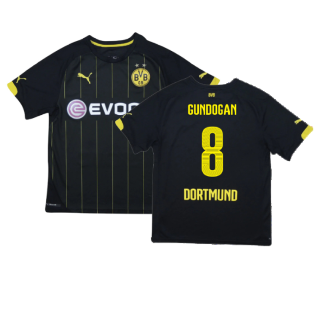 Borussia Dortmund 2014-16 Away Shirt ((Excellent) S) (Gundogan 8)