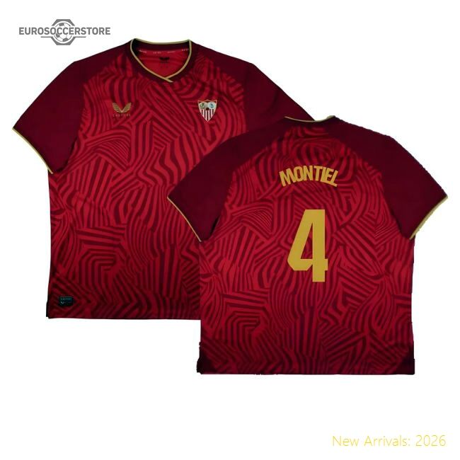 Pro-level Away Sevilla Montiel Jersey 2023-2024 Lightweight