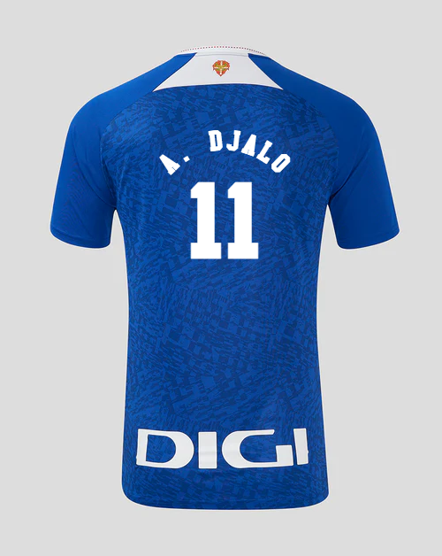Athletic Bilbao's Away Jersey for the 24-25 season, featuring A. Djalo with the number 11.