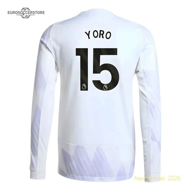 Authentic 2025-2026 Man Utd Authentic Long Sleeve Away Shirt (yoro
