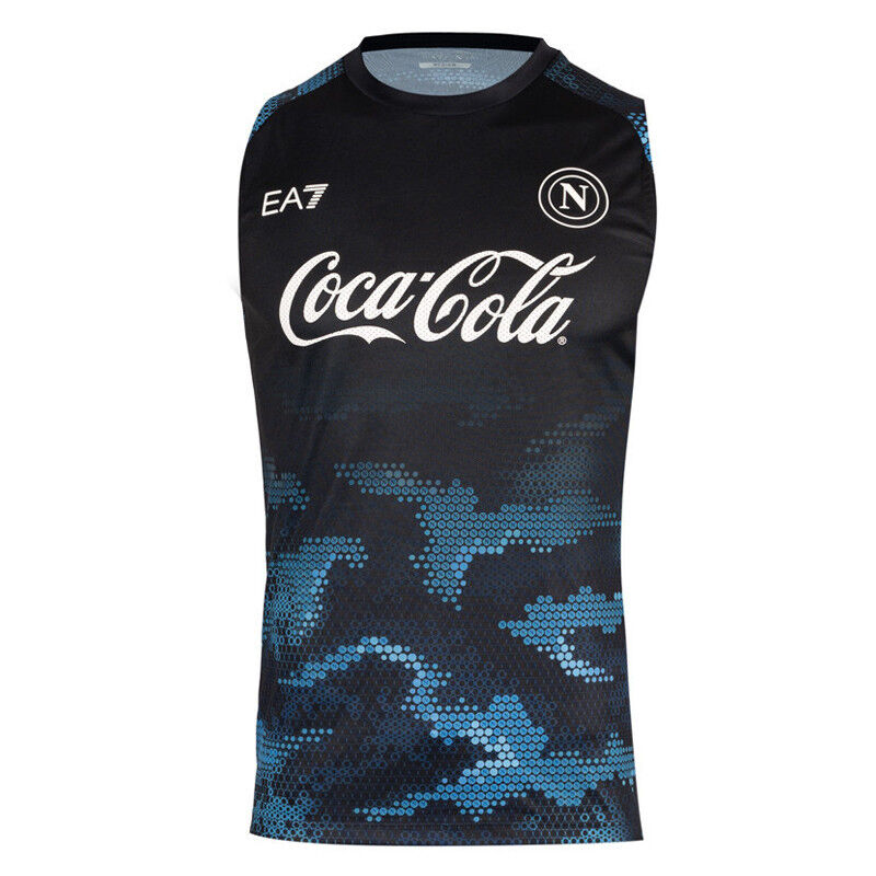 2425 Napoli X Coca-Cola Navy Blue SleevelessTraining Shirt - Official