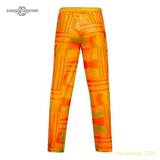 Outstanding 2023-2024 Ghana National Team Ftblculture Pants (yellow)