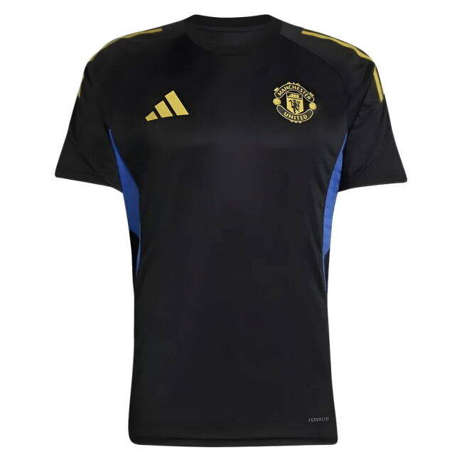 2025-2026 Man Utd EU Training Jersey (Black) - Kids