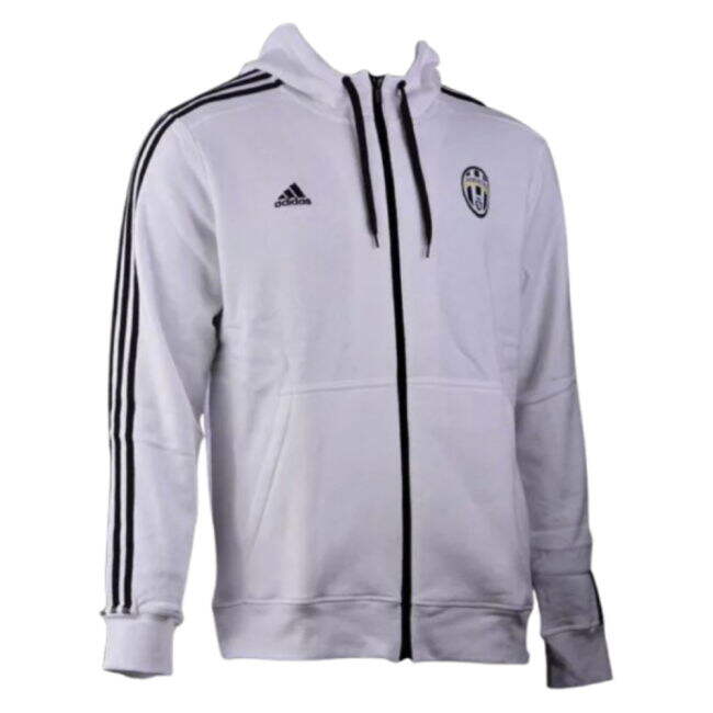 Original Premium 2015-2016 Juventus 3S Hooded Zip (White) Jersey
