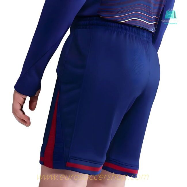 2025-2026 Barcelona Home Shorts (Blue) - Kids