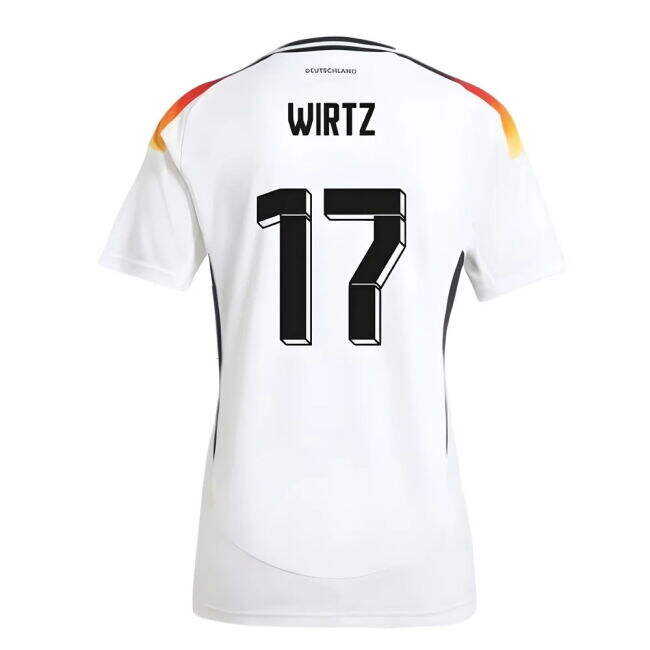 Cheap 2024-2025 Germany Home Shirt (Ladies) (Wirtz 17) Elegant