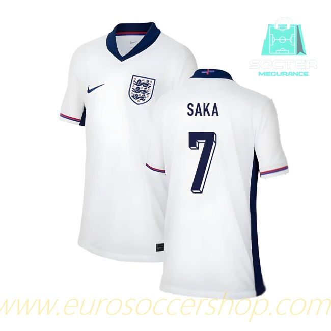 2024-2025 Season Three Lions Home Jersey Junior (Saka 7)