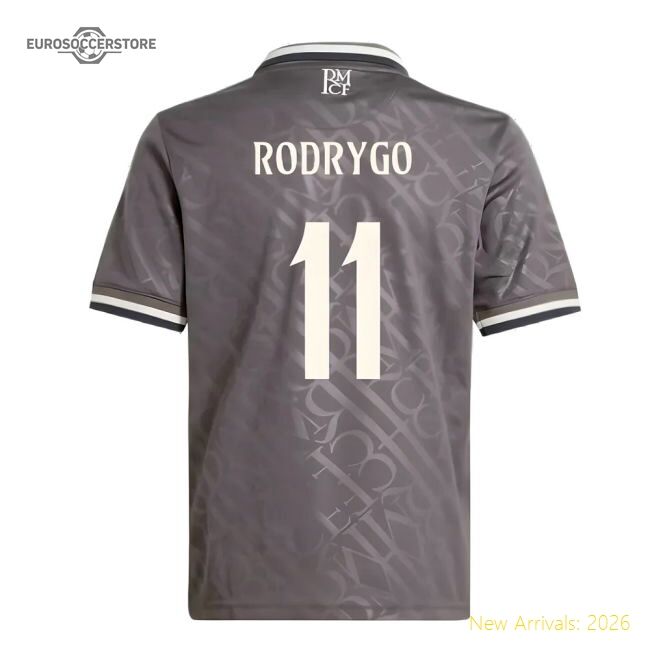 2024-2025 Real Madrid Third Elite Jersey Rodrygo Performance Fabric