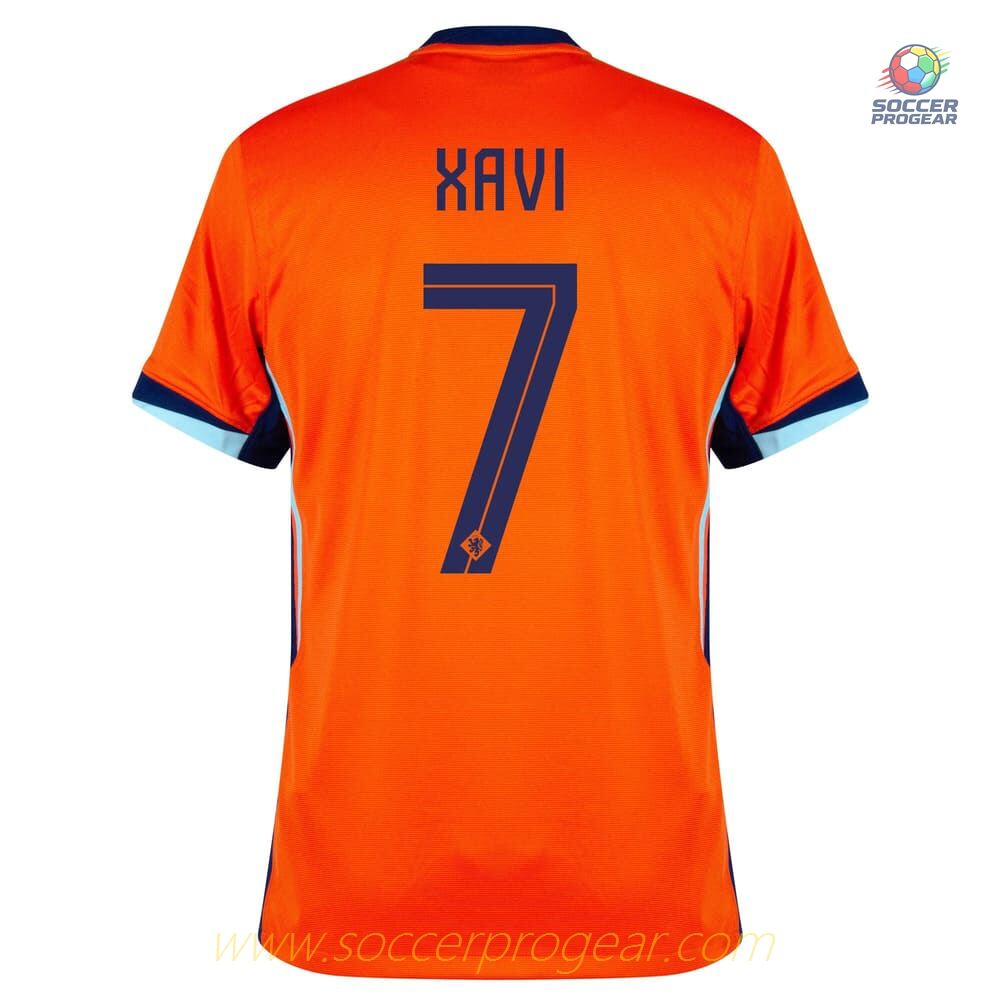 Netherlands 2024/25 Collection Home Team Jersey Xavi