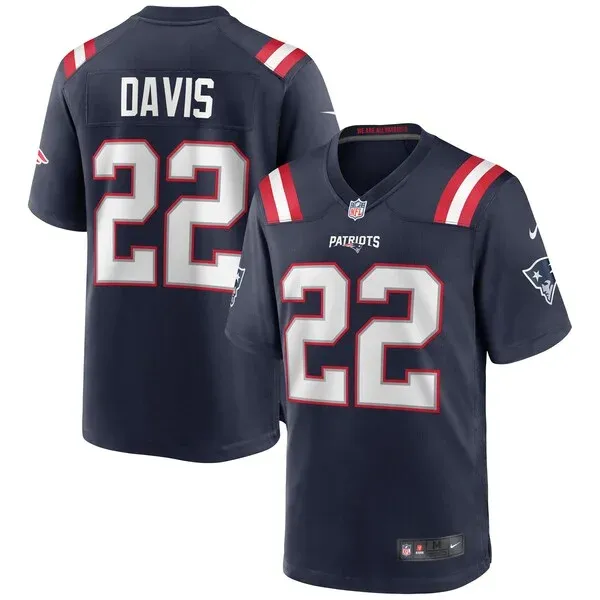New England Patriots Game NFL Jersey - Navy | High-Quality Football...