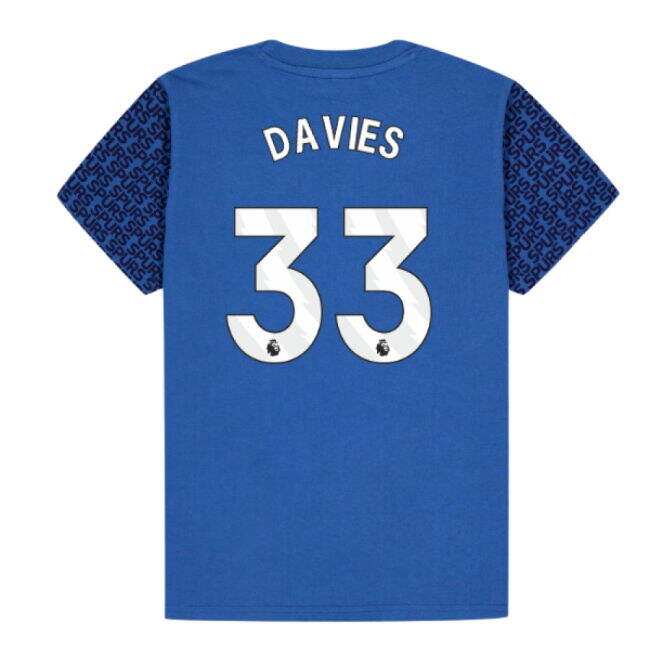 Tottenham Hotspur Graphic T-shirt (Blue) - Kids (Davies 33)