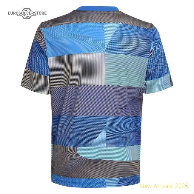 Elite 2025-2026 Real Madrid Pre-match Shirt (blue) - Kids (alaba 4)