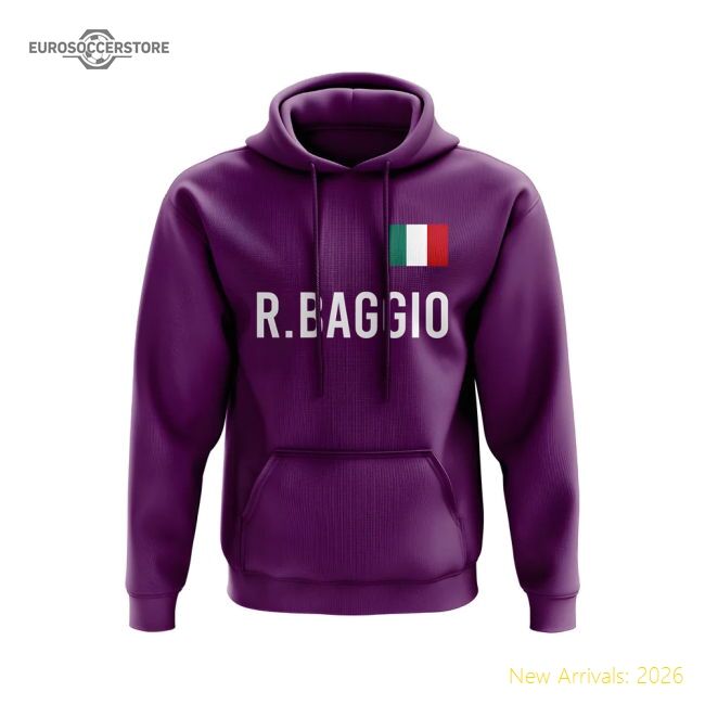 Roberto Baggio La Viola Name Hoody (purple) - Fantastic Value