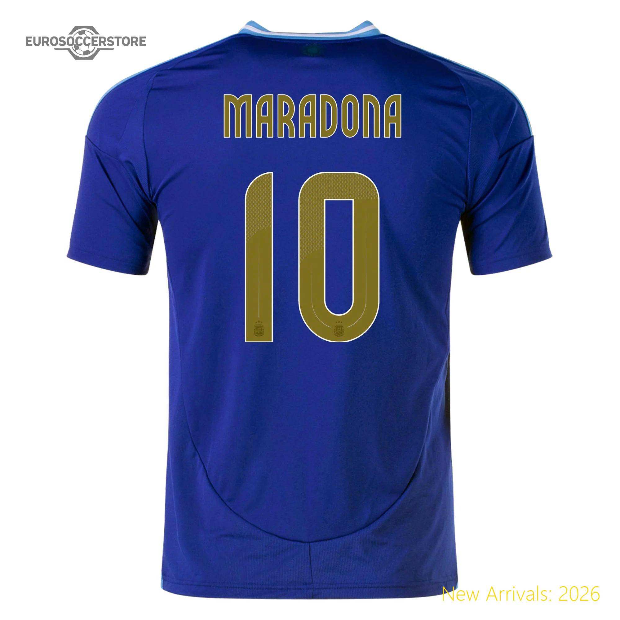 Premium-quality Kids Arg Football Legend Away Jersey 2024