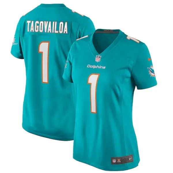 None Game NFL Jersey - Aqua | Elite Football Apparel | NFL Football