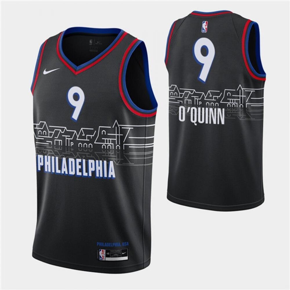 Collector's Item Premium Men's PHI #9 Kyle Black Basketball Jersey