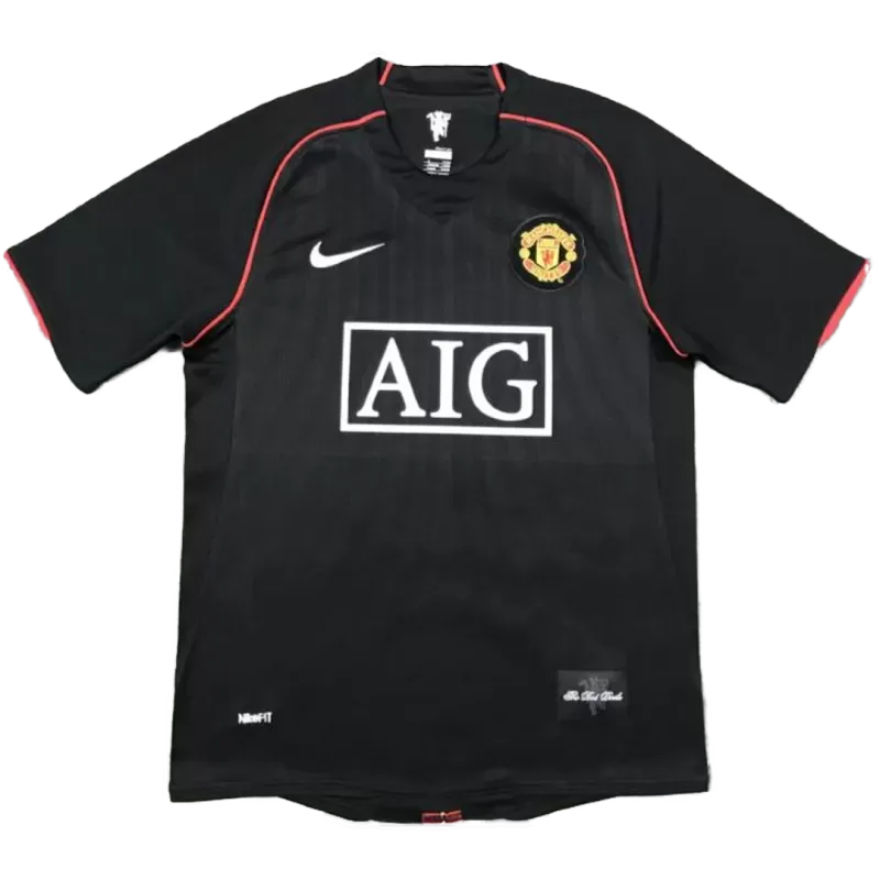 2007-08 Away Retro Football Jersey for Manchester United