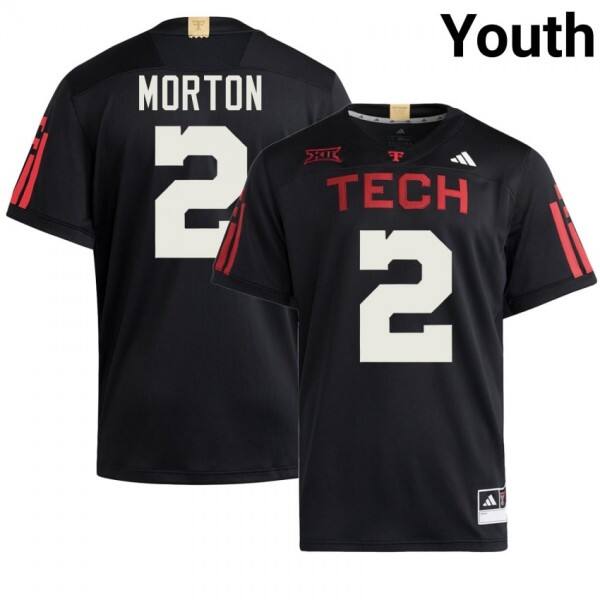 Ttrr Behren Morton #2 Ncaa Youth Red Authentic Game Jersey