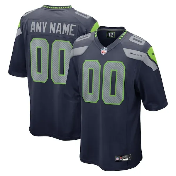 High-Quality SEA Seahawks Game Jersey - Navy | NFL Fan Apparel