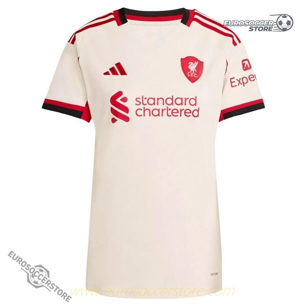Away Women's Football Jersey for Liverpool Team of the 25-26 Season