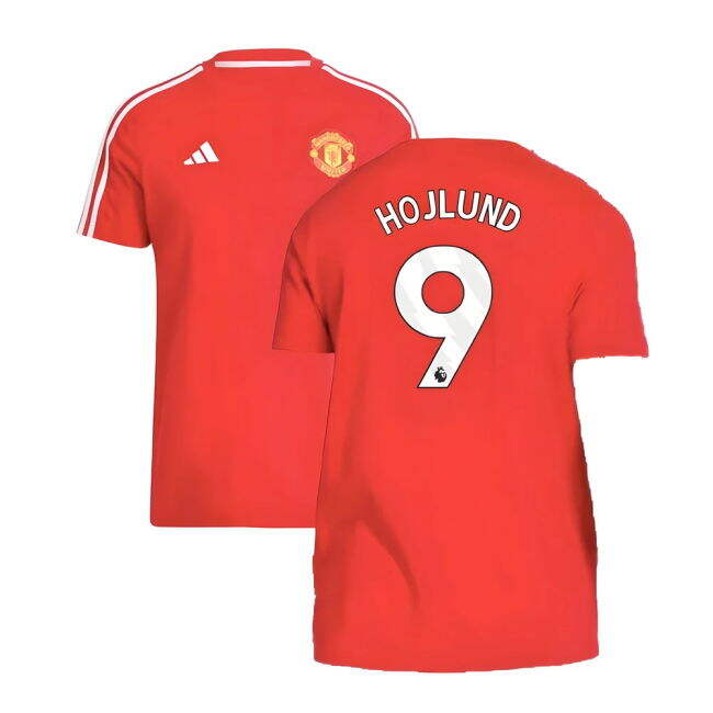 Affordable Man Utd Hojlund 9 2024-2025 Man Utd DNA Tee (Red) (Hojlu...
