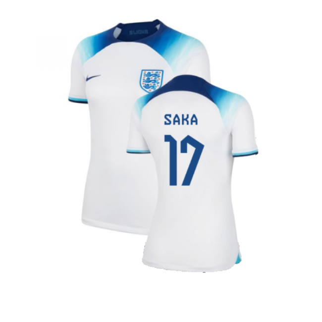 Genuine 2022-2023 England European Football Home Uniform
