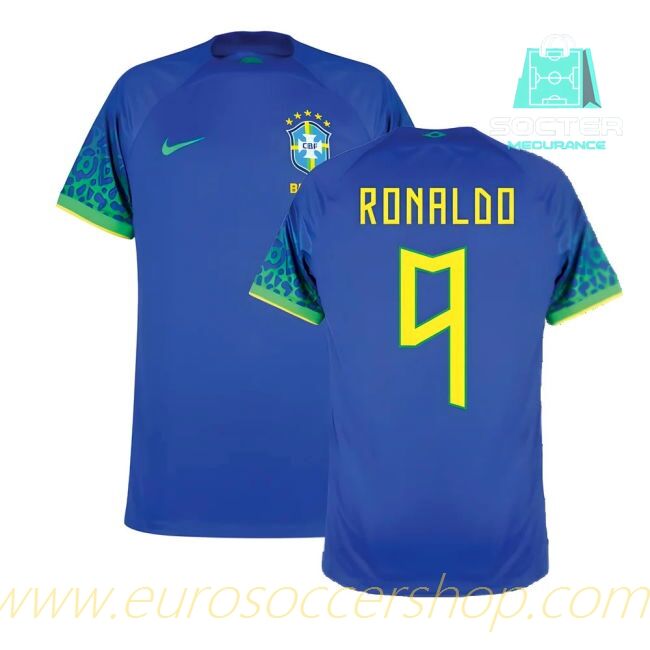 2022-2023 Brazil NT Away Football Shirt (RONALDO 9)