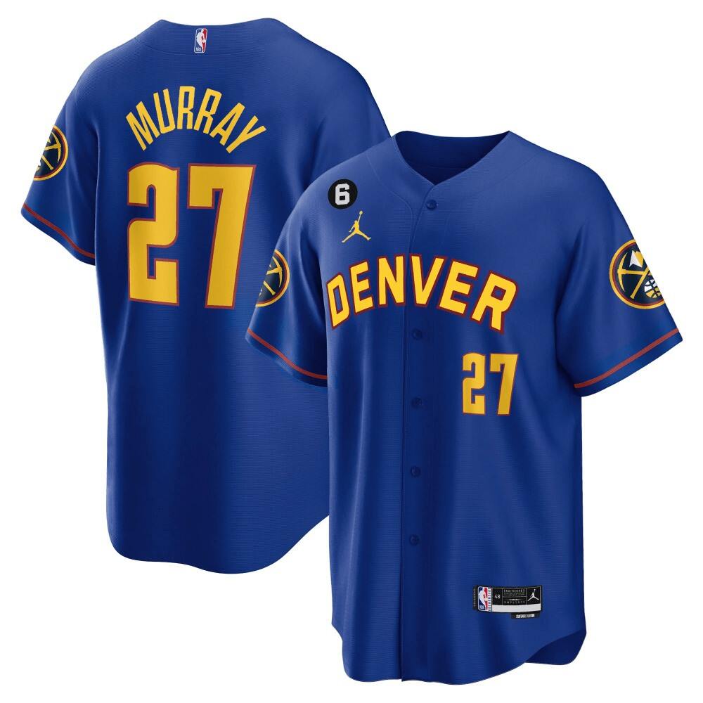Performance 27 Denver Nuggets Blue Jersey - - Game Day Essential