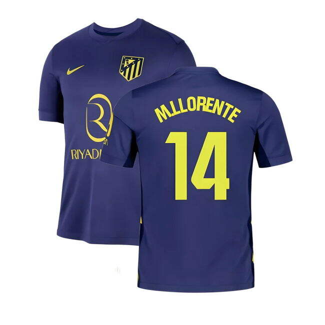 25-26 Atleti Away (2025) Jersey Jersey Jersey - Top - Game- Supporter