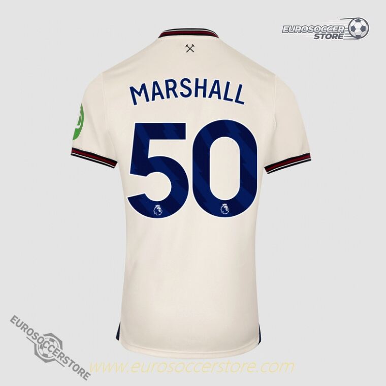 West Ham United 25-26 Season Away MARSHALL 50 Jersey