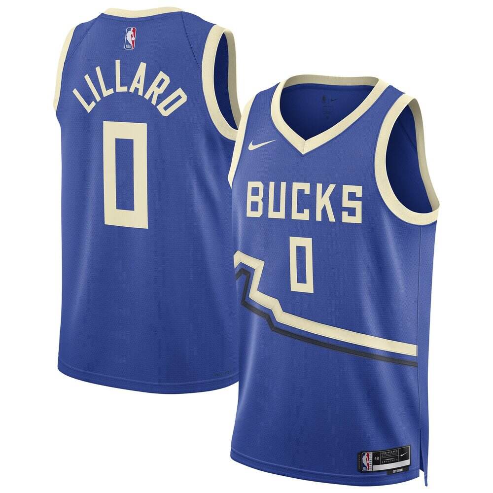 Milwaukee Bucks Damian Lillard Jersey City Edition - Game Day Essential